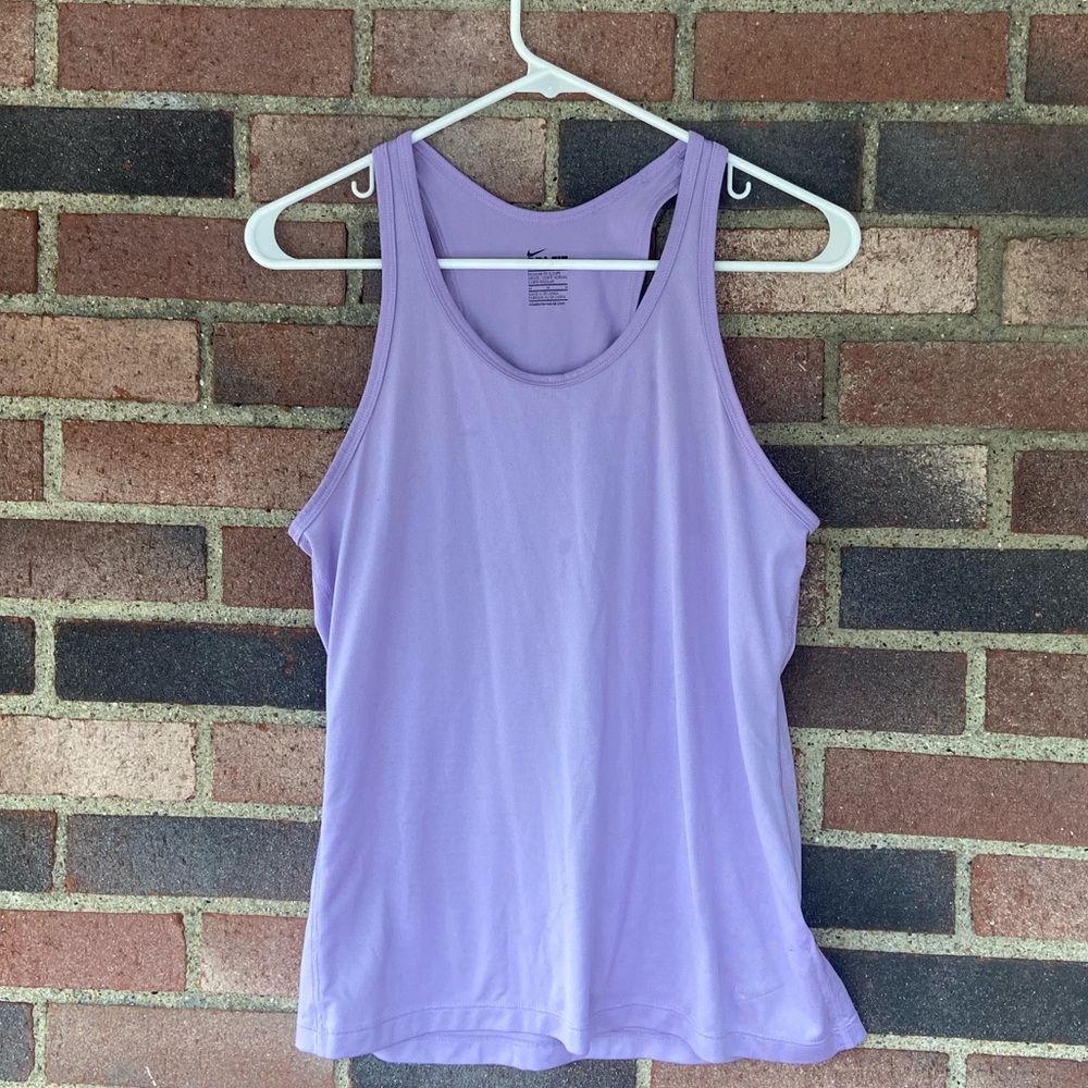 Purple Dri-Fit Nike tank top